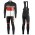 2016 Scott Team nero -Rosso -bianco Squadre Pro Abbigliamento Ciclismo Maglia Ciclismo Manica Lunga e Salopette Lunga 43917-KE
