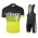 2016 Scott nero verde giallo Nuovo abbigliamento Ciclismo Completo Maglia Ciclismo Corta e Salopette 67061-EW