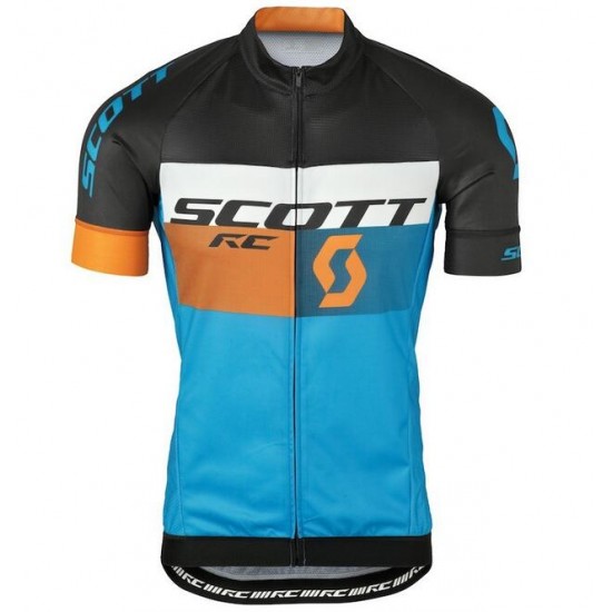 2016 Scott RC nero giallo blu Maglia Ciclismo Manica Corta 89726-IY
