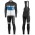 2016 Scott Team nero -blu -bianco Squadre Pro Abbigliamento Ciclismo Maglia Ciclismo Manica Lunga e Salopette Lunga 94585-JE