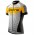 2016 Skins Promo Maglia Ciclismo Manica Corta nero bianco giallo 10708-GF