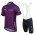 2016 Strava pourpre Nuovo abbigliamento Ciclismo Completo Maglia Ciclismo Corta e Salopette 36262-FG