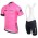 2016 Strava rose Nuovo abbigliamento Ciclismo Completo Maglia Ciclismo Corta e Salopette 69205-PT