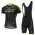 2018 Mitchelton Scott abbigliamento Ciclismo Completo Maglia Ciclismo Corta e Salopette nero 10996CE