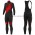 Completo Ciclismo 2019 ALE Pulse nero-rosso Maglia Ciclismo Manica Lunga e Salopette