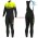 Completo Ciclismo 2019 ALE Slide nero-giallo thermique Maglia Ciclismo Manica Lunga e Salopette Lunga