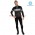Completo Ciclismo 2019 Bianchi Milano XD nero thermique Maglia Ciclismo Manica Lunga e Salopette Lunga