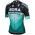 Completo Ciclismo 2019 Bora Squadre nero-verde Maglia Ciclismo Manica Corta