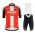 Completo Ciclismo 2019 Ducati rosso Squadre abbigliamento Bici Completo Maglia Ciclismo Corta e Salopette