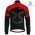 Completo Ciclismo 2019 Nalini Tuono nero-rosso thermique Maglia Ciclismo Manica Lunga