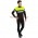 Completo Ciclismo 2019 Nalini Warm 2.0 nero-giallo Maglia Ciclismo Manica Lunga e Salopette
