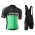 Completo Ciclismo 2019 Orbea Usine Racing verde abbigliamento Bici Completo Maglia Ciclismo Corta e Salopette
