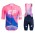 Completo Ciclismo 2019 Rapha EF Education Rose abbigliamento Bici Completo Maglia Ciclismo Corta e Salopette