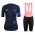 Completo Ciclismo 2019 Rapha EF Squadre Blu donna abbigliamento Bici Completo Maglia Ciclismo Corta e Salopette
