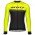 Completo Ciclismo 2019 Scott-RC PRO nero-giallo Maglia Ciclismo Manica Lunga