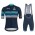 Completo Ciclismo 2019 Tour AU Blu abbigliamento Bici Completo Maglia Ciclismo Corta e Salopette