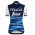 Completo Ciclismo 2019 Trek-Segafredo donna Blu Maglia Ciclismo Manica Corta