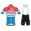 Completo Ciclismo 2020 Quick-Step Luxembourg Champion abbigliamento Bici Completo Maglia Ciclismo Corta e Salopette