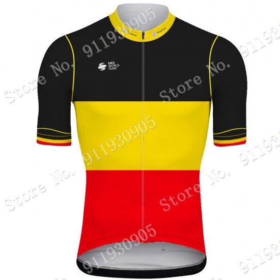 FDJ Pro Team belgium 2021 Maglia Ciclismo Manica Corta HpJlV