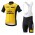 LottoNL-Jumbo 2018 abbigliamento Ciclismo Completo Maglia Ciclismo Corta e Salopette 58344CX