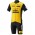 LottoNL-Jumbo 2018 abbigliamento Ciclismo Completo Maglia Ciclismo Corta e Pantaloni Ciclismo 87519WZ
