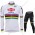 2021 Alpecin Fenix World Champion bianca Abbigliamento Maglia Ciclismo Manica Lunga e Salopette Lunga CESFC