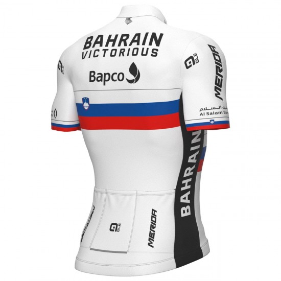 Bahrain vittorioso campione sloveno 2022 maglia da ciclismo a manica corta - ALE Professional Cycling Team Bahrain vittorioso campione sloveno 2022 maglia da ciclismo a manica corta - ALE Professional Cycling Team