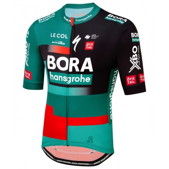 Maglia da ciclismo a maniche corte BORA-hansgrohe 2023 della squadra di ciclismo professionale Maglia da ciclismo a maniche corte BORA-hansgrohe 2023 della squadra di ciclismo professionale