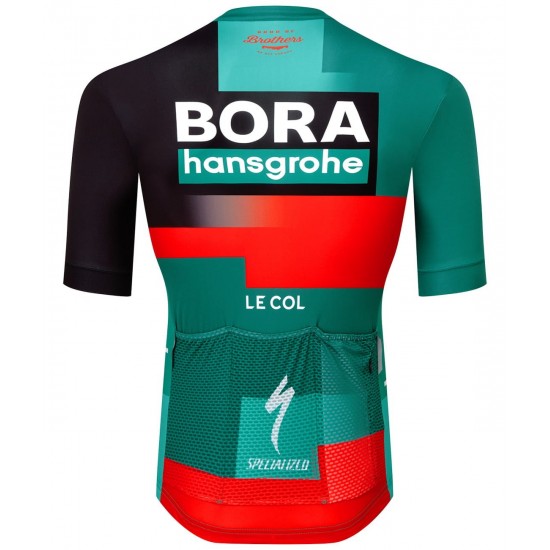 Maglia da ciclismo a maniche corte BORA-hansgrohe 2023 della squadra di ciclismo professionale Maglia da ciclismo a maniche corte BORA-hansgrohe 2023 della squadra di ciclismo professionale