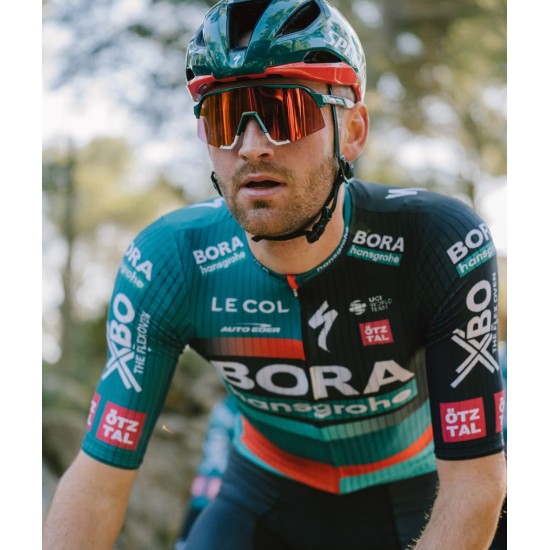 Maglia da ciclismo a maniche corte BORA-hansgrohe 2023 della squadra di ciclismo professionale Maglia da ciclismo a maniche corte BORA-hansgrohe 2023 della squadra di ciclismo professionale