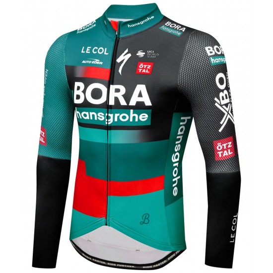 Maglia da ciclismo BORA-hansgrohe 2023(Race) a maniche lunghe della squadra di ciclisti professionisti Maglia da ciclismo BORA-hansgrohe 2023(Race) a maniche lunghe della squadra di ciclisti professionisti
