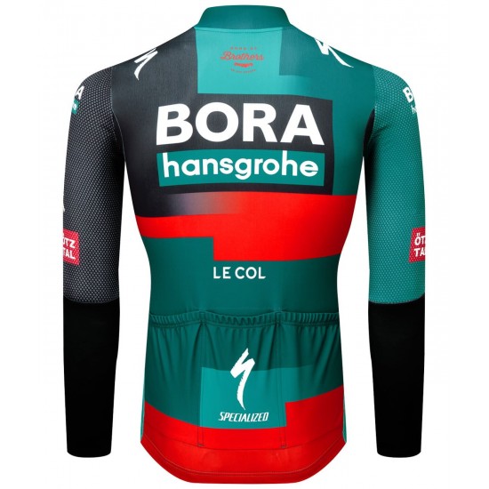 Maglia da ciclismo BORA-hansgrohe 2023(Race) a maniche lunghe della squadra di ciclisti professionisti Maglia da ciclismo BORA-hansgrohe 2023(Race) a maniche lunghe della squadra di ciclisti professionisti