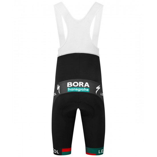 Pantaloncini con bretelle BORA-hansgrohe 2023 della squadra di ciclismo professionale Pantaloncini con bretelle BORA-hansgrohe 2023 della squadra di ciclismo professionale