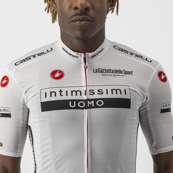 Maglia da ciclismo Giro d'Italia 2022 MAGLIA BIANCO (bianca) a maniche corte Maglia da ciclismo Giro d'Italia 2022 MAGLIA BIANCO (bianca) a maniche corte