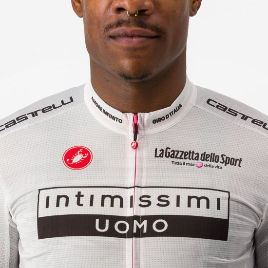 Maglia ciclismo Giro d'Italia 2023 MAGLIA BIANCO a maniche corte Maglia ciclismo Giro d'Italia 2023 MAGLIA BIANCO a maniche corte
