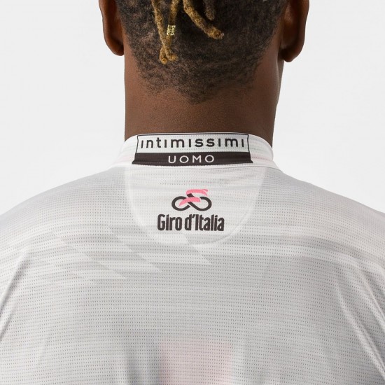 Maglia ciclismo Giro d'Italia 2023 MAGLIA BIANCO a maniche corte Maglia ciclismo Giro d'Italia 2023 MAGLIA BIANCO a maniche corte