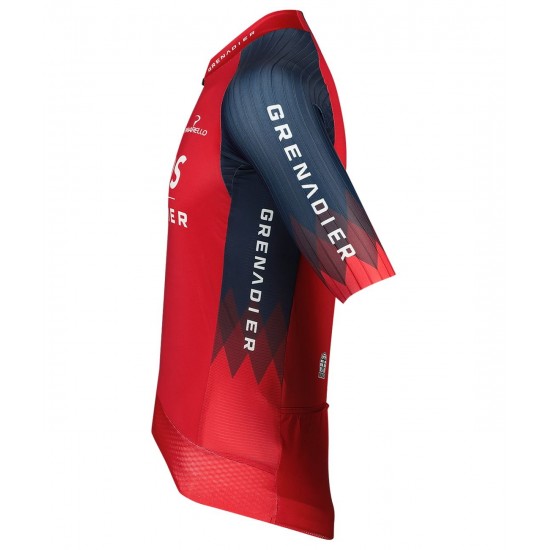 Maglia da ciclismo INEOS GRENADIERS 2023 EPIC RACE manica corta (zip lunga) Squadra ciclistica professionale Maglia da ciclismo INEOS GRENADIERS 2023 EPIC RACE manica corta (zip lunga) Squadra ciclistica professionale