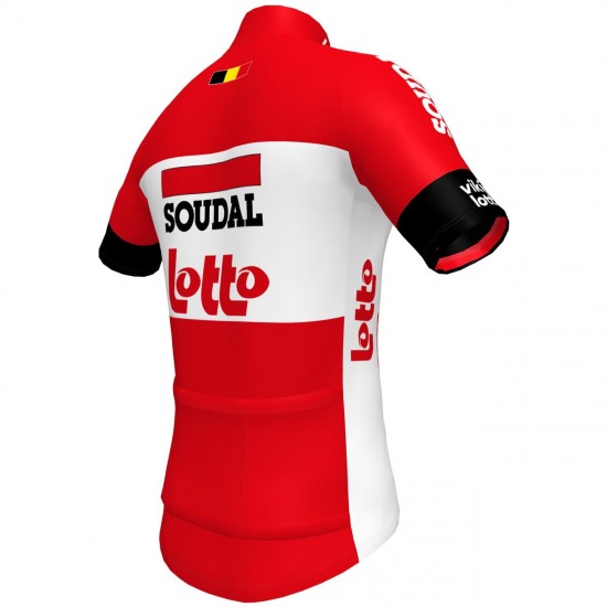 LOTTO SOUDAL 2022 maglia da ciclismo manica corta squadra di ciclismo professionale LOTTO SOUDAL 2022 maglia da ciclismo manica corta squadra di ciclismo professionale