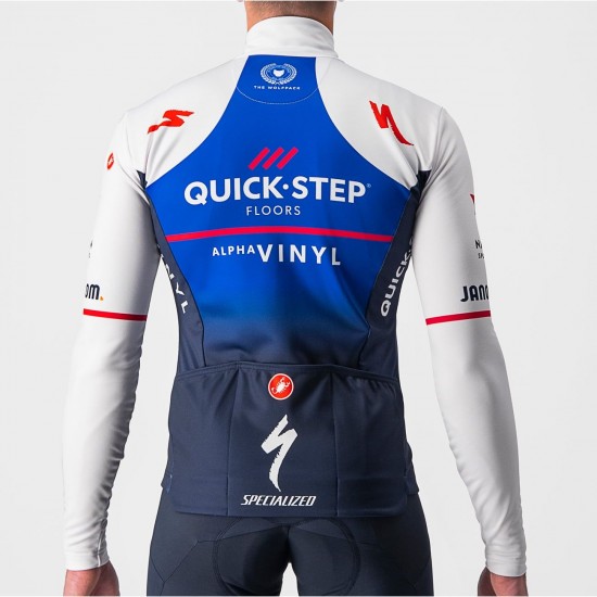 Maglia manica lunga Quick Step Alpha Vinyl 2022 Professional Cycling Team Maglia manica lunga Quick Step Alpha Vinyl 2022 Professional Cycling Team
