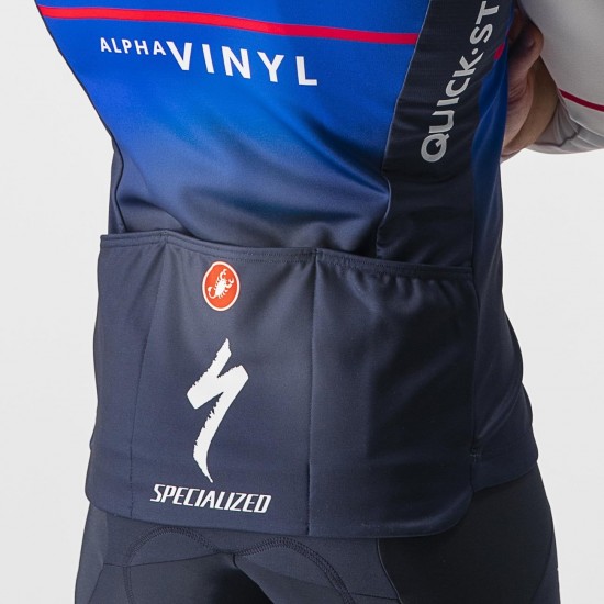 Maglia manica lunga Quick Step Alpha Vinyl 2022 Professional Cycling Team Maglia manica lunga Quick Step Alpha Vinyl 2022 Professional Cycling Team