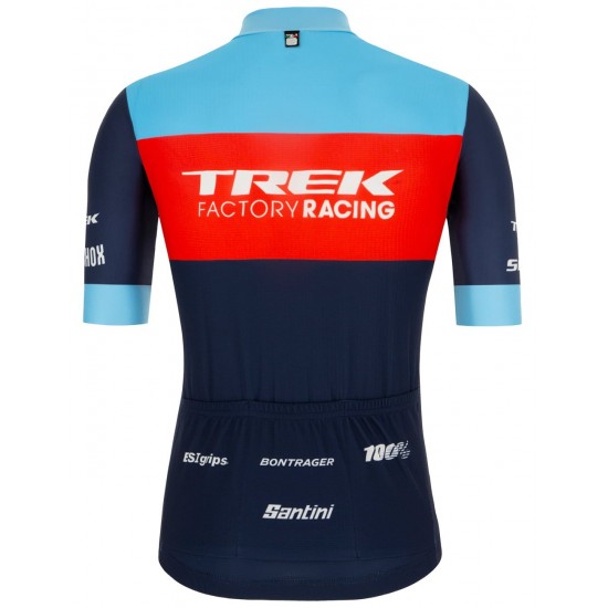 Maglia da ciclismo Trek Factory Racing XC 2022 manica corta (zip lunga) Squadra di ciclismo professionale Maglia da ciclismo Trek Factory Racing XC 2022 manica corta (zip lunga) Squadra di ciclismo professionale