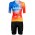 Completo da donna UAE TEAM ADQ2023 (maglia + salopette) da donna della squadra di ciclismo